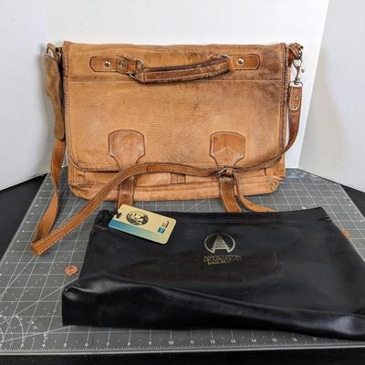 Leather Messenger Bag