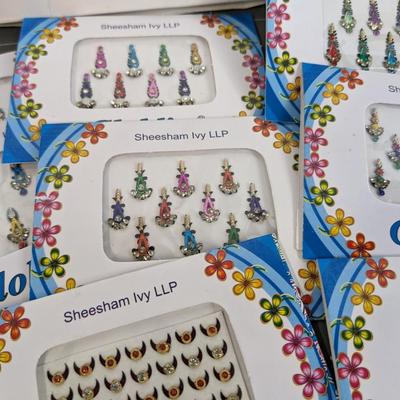 Bindi Face Gems and Crochet Basket