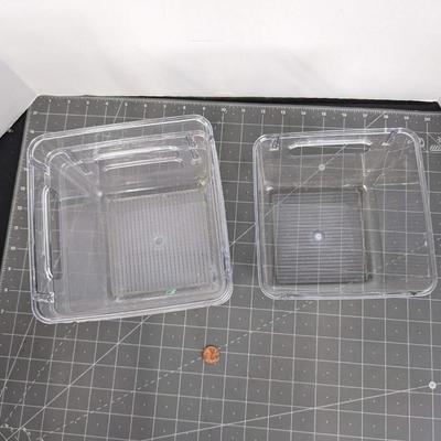 Clear Bins - 5"x5"x6"