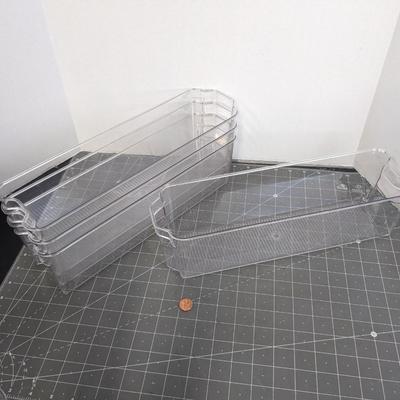 Clear Bins - 14"x3.5"x4"