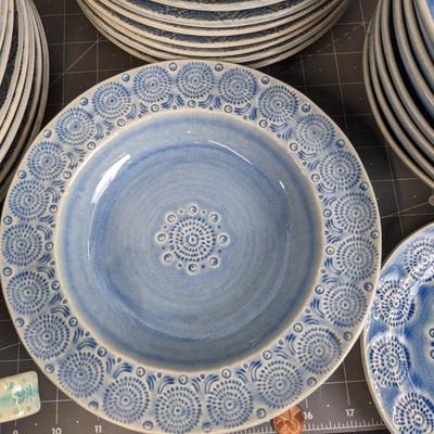 Anthropologie Blue Mandala Dishes