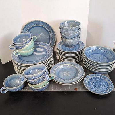 Anthropologie Blue Mandala Dishes