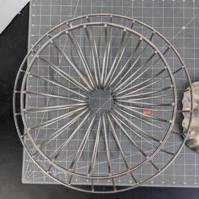 Fruit Basket and Metal dish