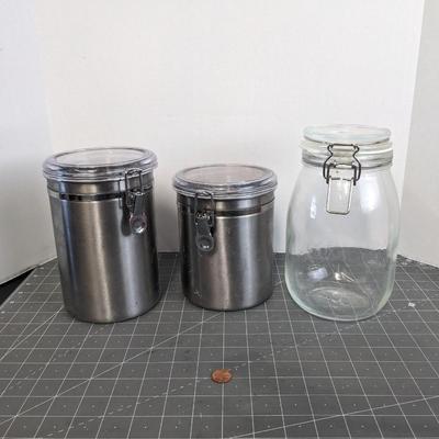 Metal and Glass Canisters