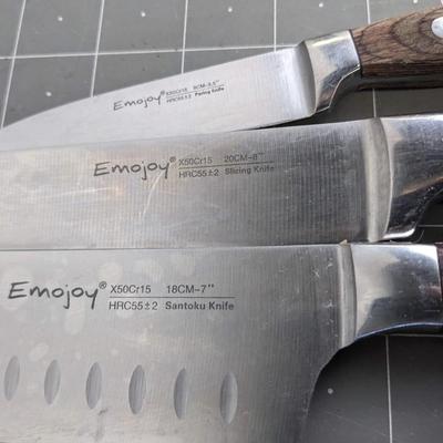 Knife Set with Wooden Block