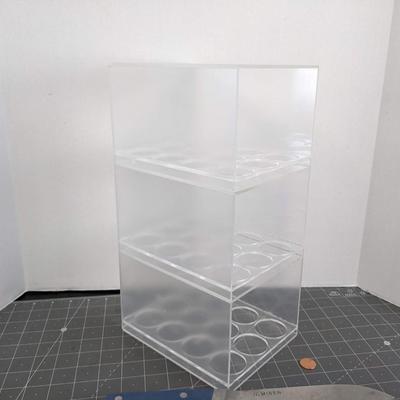 Clear Egg Trays and Knifes