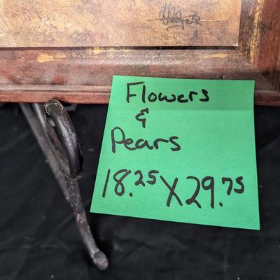 Pears and Flowers