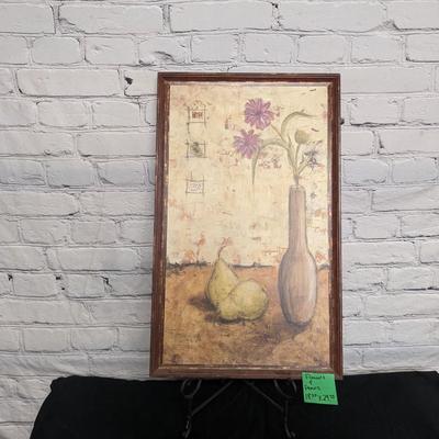 Pears and Flowers