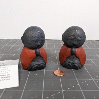 Cast Iron Jizo Statue
