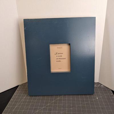 Blue Photo Frame