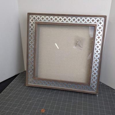 Metal Accent on Wood Frame