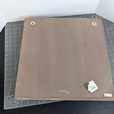 Metal Accent on Wood Frame