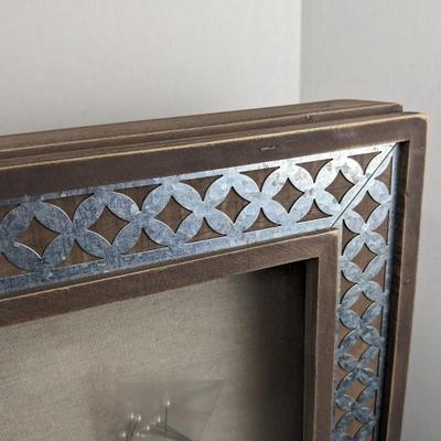 Metal Accent on Wood Frame