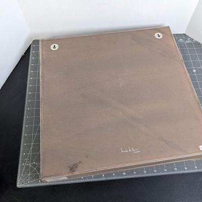 Metal Accent on Wood Frame