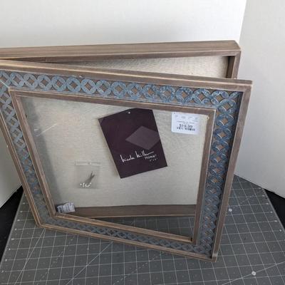 Metal Accent on Wood Frame