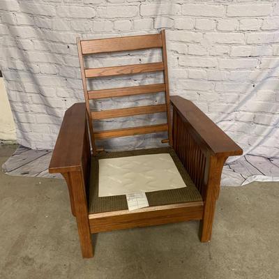 Chair with Leather Slipcovers