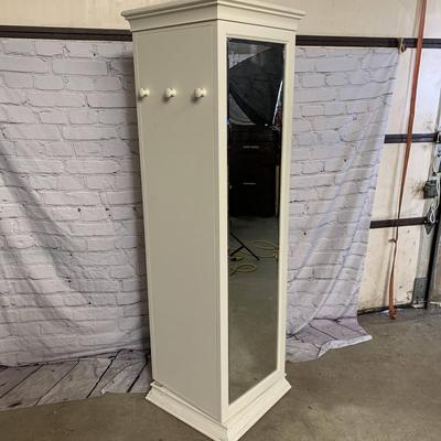 Swivel Armoire with Mirror