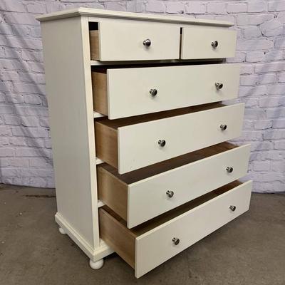 White Tall Dresser