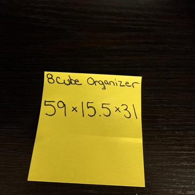 8 Cube Organizer