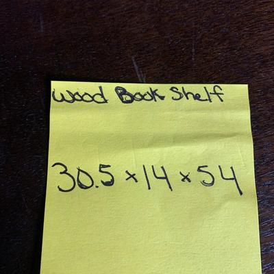 Wood Bookshelf - Tall