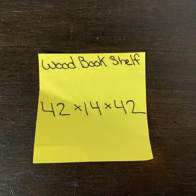 Wood Bookshelf - Short