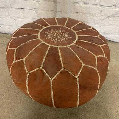Leather Ottoman - 2
