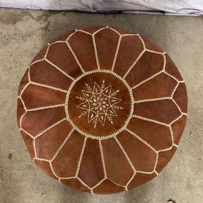 Leather Ottoman - 2