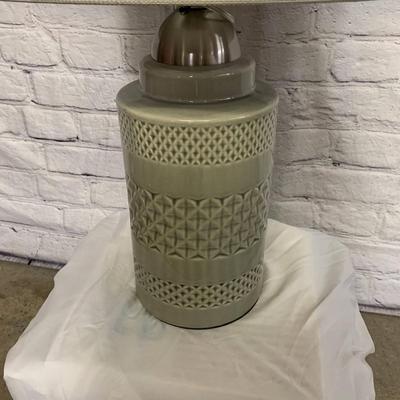 Green Geometric Lamp - 1