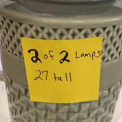 Green Geometric Lamp - 2
