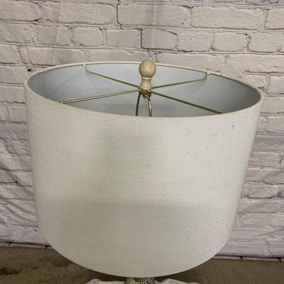 Antiqued Metal Lamp