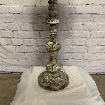Antiqued Metal Lamp