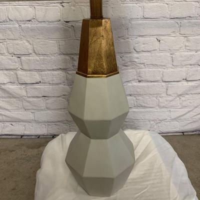 Geometric Brass Lamp