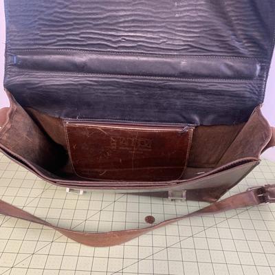 Brown Leather Tannery Laptop Bag