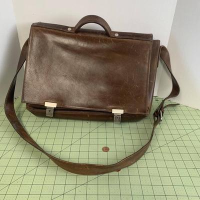 Brown Leather Tannery Laptop Bag