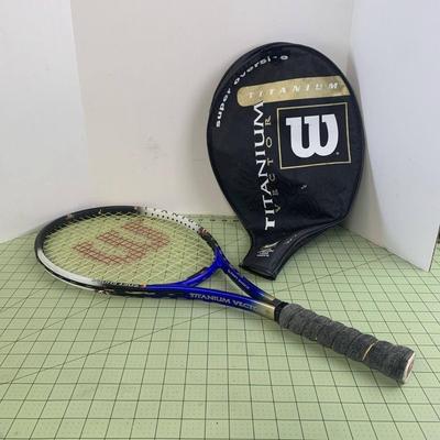 Tennis Racquet - Wilson Titanium Vector