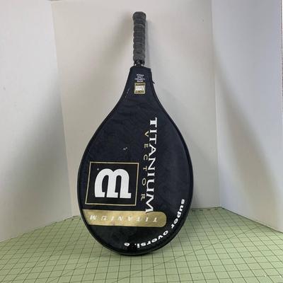 Tennis Racquet - Wilson Titanium Vector