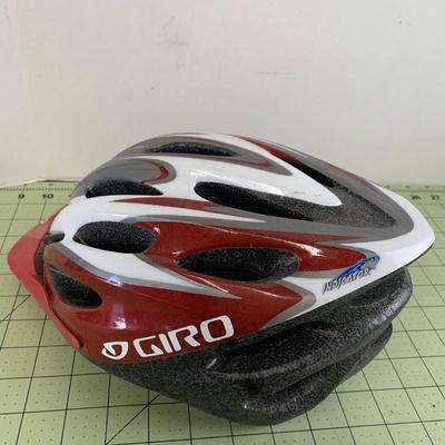 Red Giro Bike Helmet