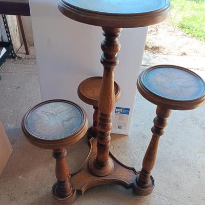 Wooden Four-tiered Plant stand