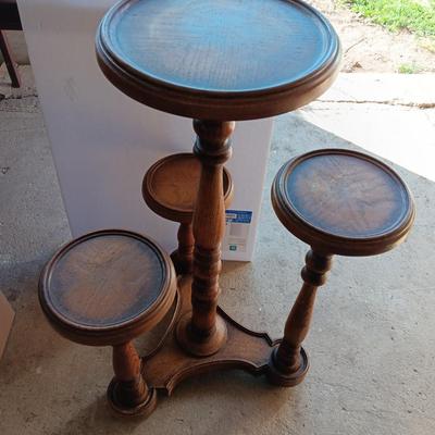 Wooden Four-tiered Plant stand