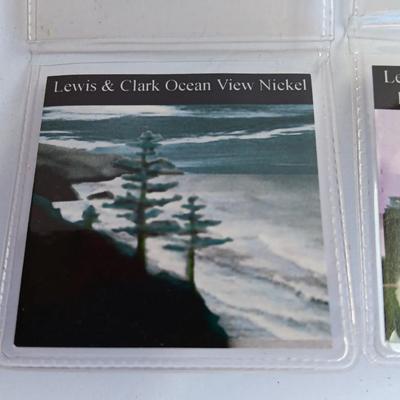 Two collectible nickels Lewis & Clark New Nickel and commemorative Return to Monticello Nickel