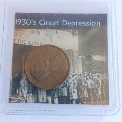 Two collectible wheat pennies - 1930's Great depression & 1920's Henry Ford Model T