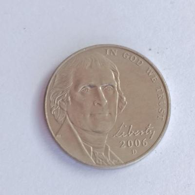 Two collectible nickels Lewis & Clark return to Monticello and Commemorative coin