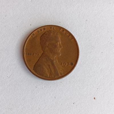 Two collectible pennies 1930's Great Depression & 1960 President Kennedy elected