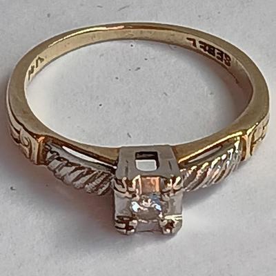Stunning 14Kt. SEBEL engagement band