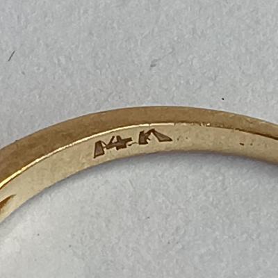 Stunning 14Kt. SEBEL engagement band