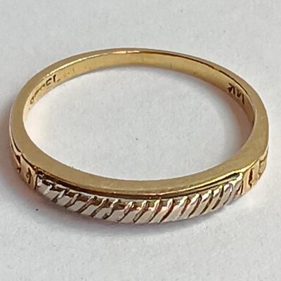 Stunning 14Kt. SEBEL wedding band