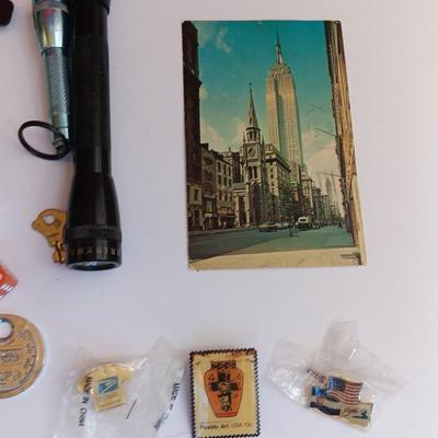 "Junk drawer" Lot - variety of nice little trinkets and treasures - marbles - knives -