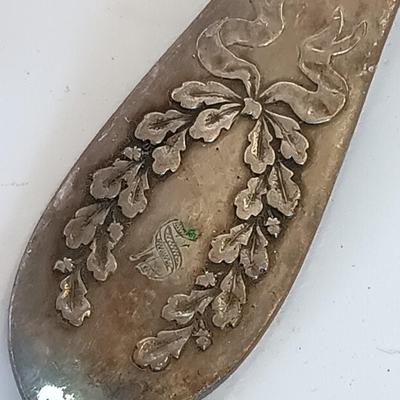 Newport Gorham Silverplate bowl with platter and some serving spoons.