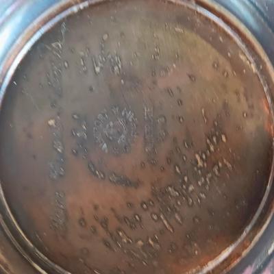 Newport Gorham Silverplate bowl with platter and some serving spoons.