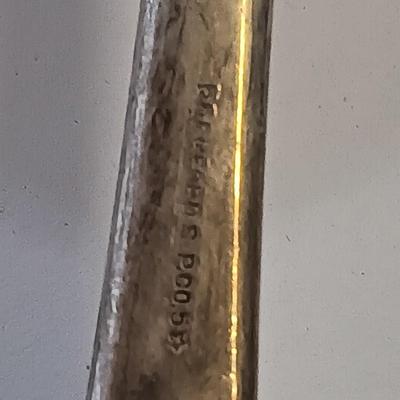 Newport Gorham Silverplate bowl with platter and some serving spoons.